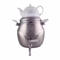 ست کتری و قوری استیل مرادی کف چدن مدل لیلیوم کد 313