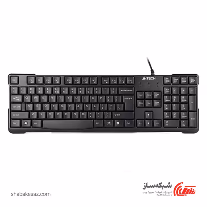 قیمت و فروش کیبورد ای فورتک A4TECH KR-750 با سیم - شبکه ساز