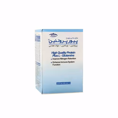 ساشه پودر پیور پروتئین کارن 10 عددی