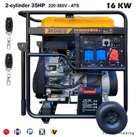 موتور برق بنزینی وینکو 16 کیلووات مدل  R23000DWHB