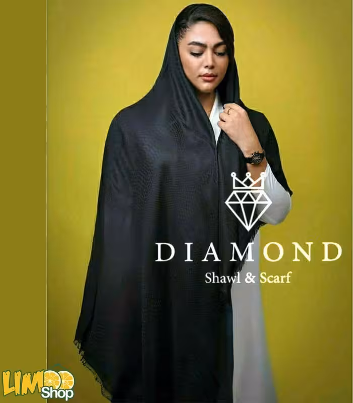 روسری مشکی ساده