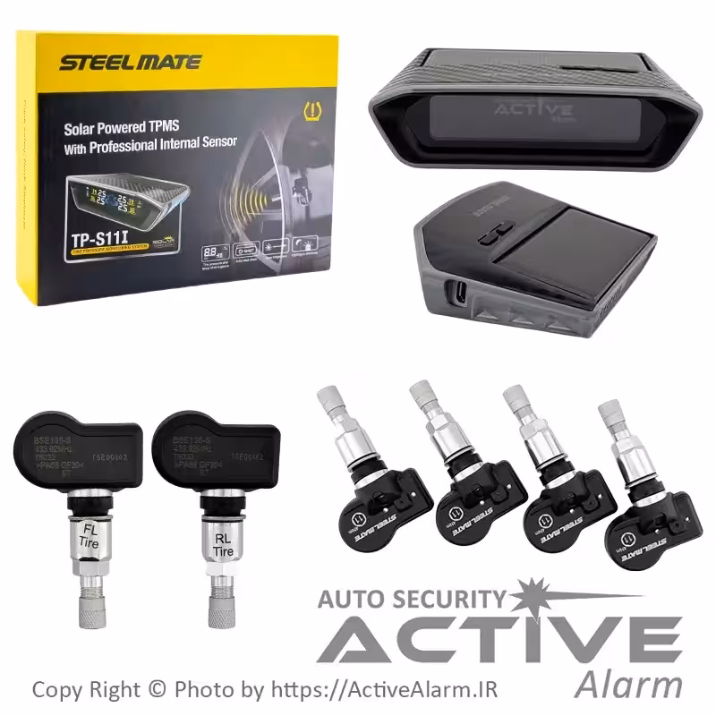 قیمت نمایشگر و سنسور باد لاستیک استیل میت مدل TP-S11I