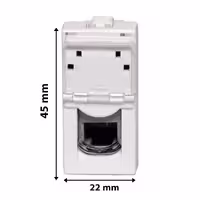 کیستون باریک Cat6 SFTP طرح لگراند