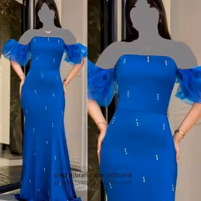 پیراهن مهمانی زنانه ساتن مدل سلین