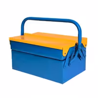 جعبه ابزار دو طبقه 30 سانت فلزی وفایی