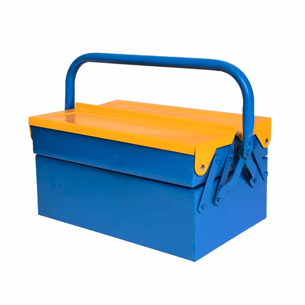 جعبه ابزار دو طبقه 30 سانت فلزی وفایی