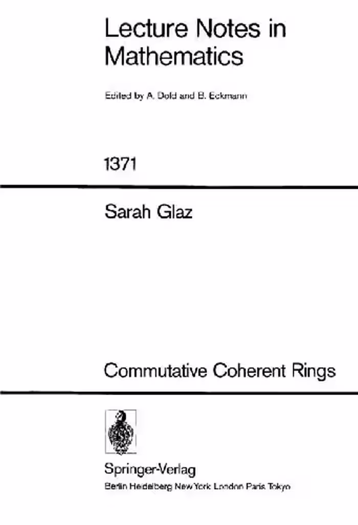 خرید و دانلود نسخه کامل کتاب Commutative Coherent Rings