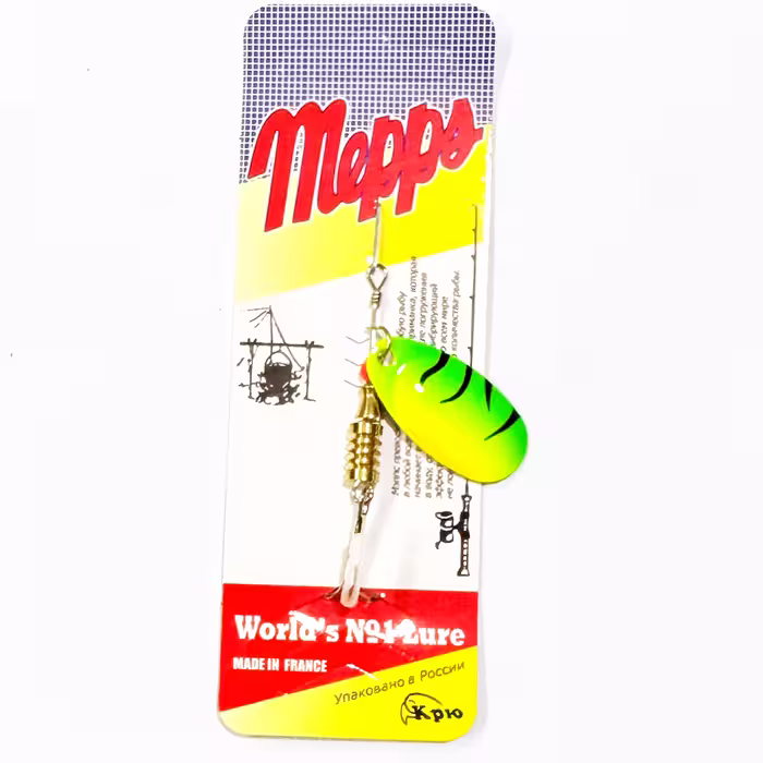 لانسه پلاک ماهیگیری پرچمی تایگر MEPPS سایز 3