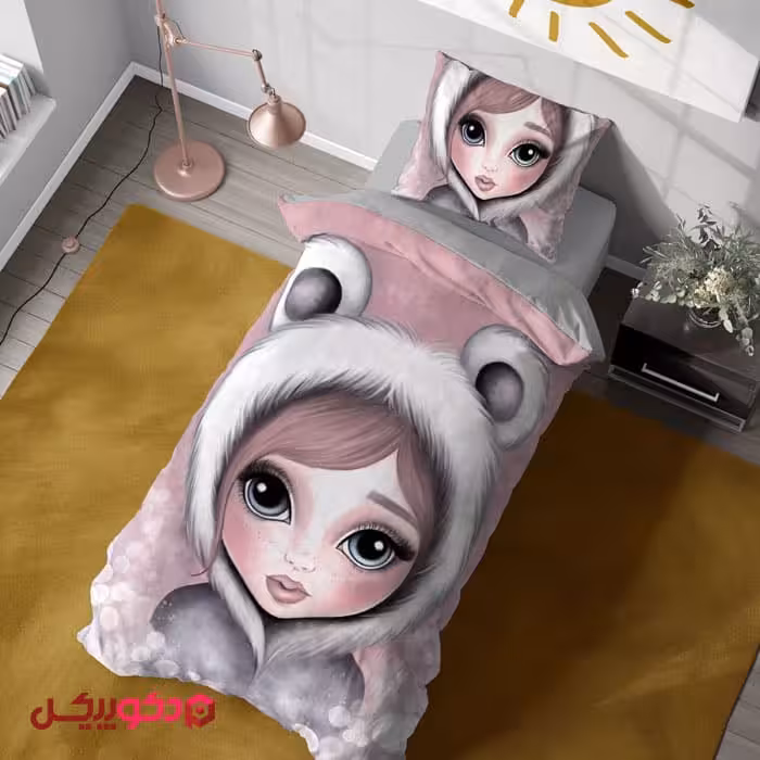 روتختی سه بعدی طرح دختر زمستونی BD1186