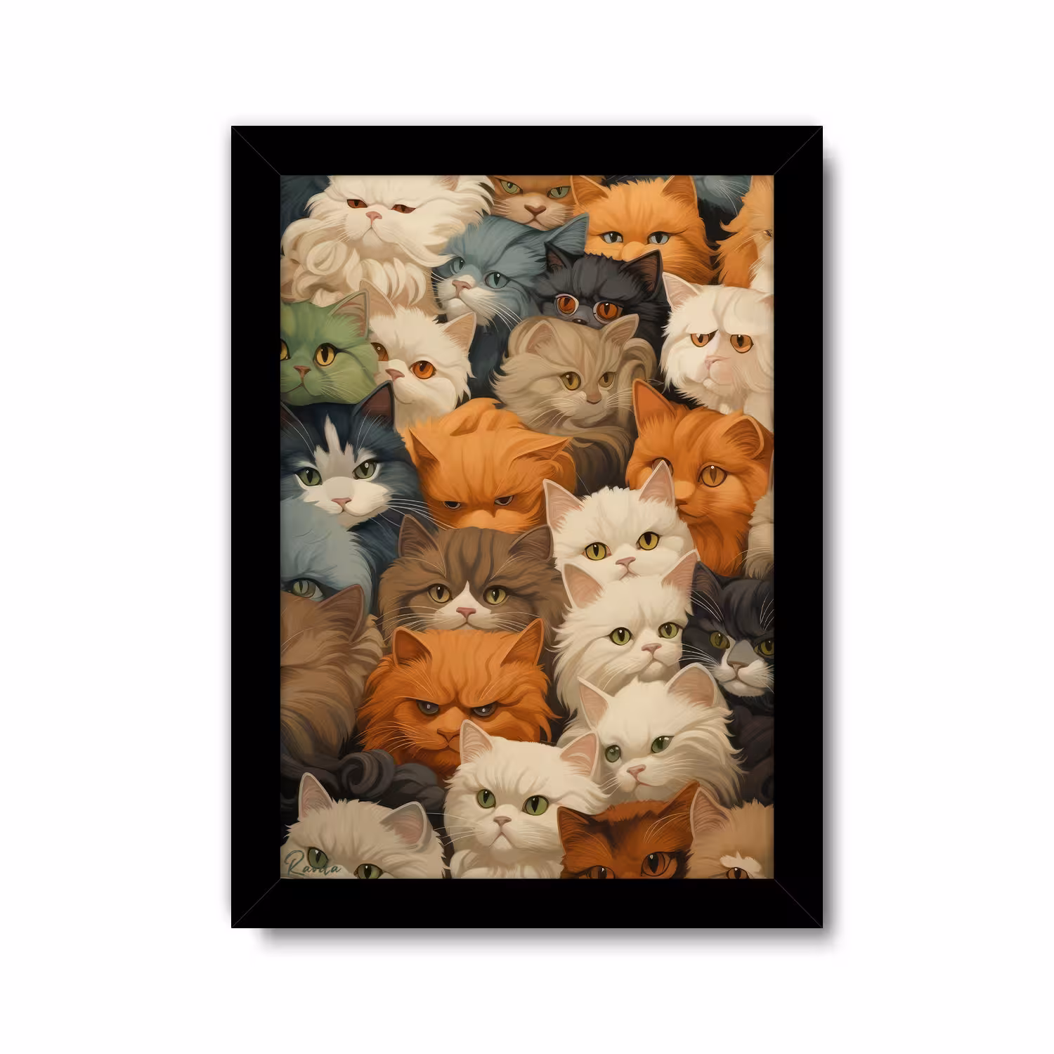 تابلو تکی گربه کد 3583