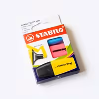 پک هایلایتر مینی 3 عددی نئونی استابیلو (STABILO)