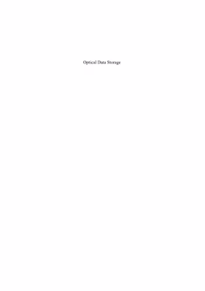 خرید و دانلود نسخه کامل کتاب Optical data storage: phase-change media and recording