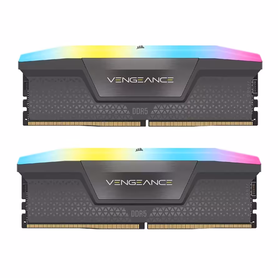 رم کورسیر Vengeance RGB 32GB 16GBx2 5600MHz CL40 DDR5 AMD EXPO