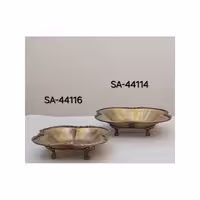 ظرف مربعی چهارپایه برنجی ساریس 44116