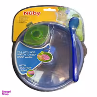 ظرف غذا نوبی (Nuby) مدل ID5342.2 به همراه قاشق