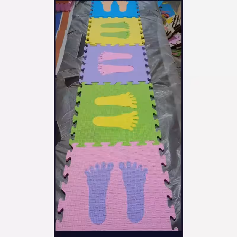 کفپوش تاتامی کودک ابعاد 33در33 cm (مدل لَی لَی رَدپا) بسته 8تایی جمعاً حدود یک مترمربع (پس کرایه)