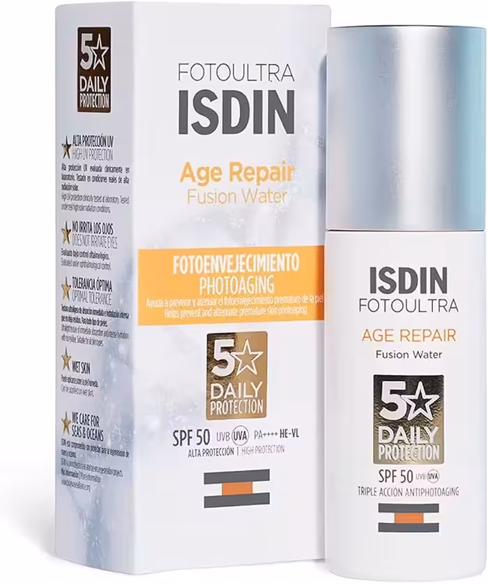 ضد آفتاب ضد چروک ایزدین SPF 50 مدل Age Repair حجم 50ml