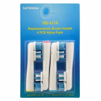 سری یدک مسواک برقی مدل SB-417A بسته 4 عددی