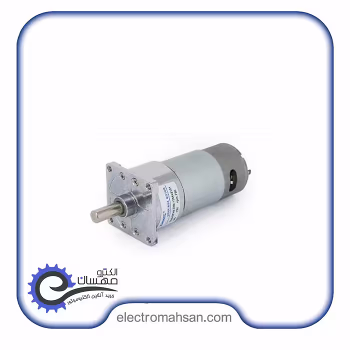 موتور دیسی گیربکس دار کوچک 50 دور 12 ولت مدل ZGA42FM برند ژنگ چین