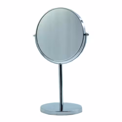 آینه آرایشی رومیزی بزرگ گرد 8 اینچی عدسی 5 برابری مدل GM-1418 جول Jewel