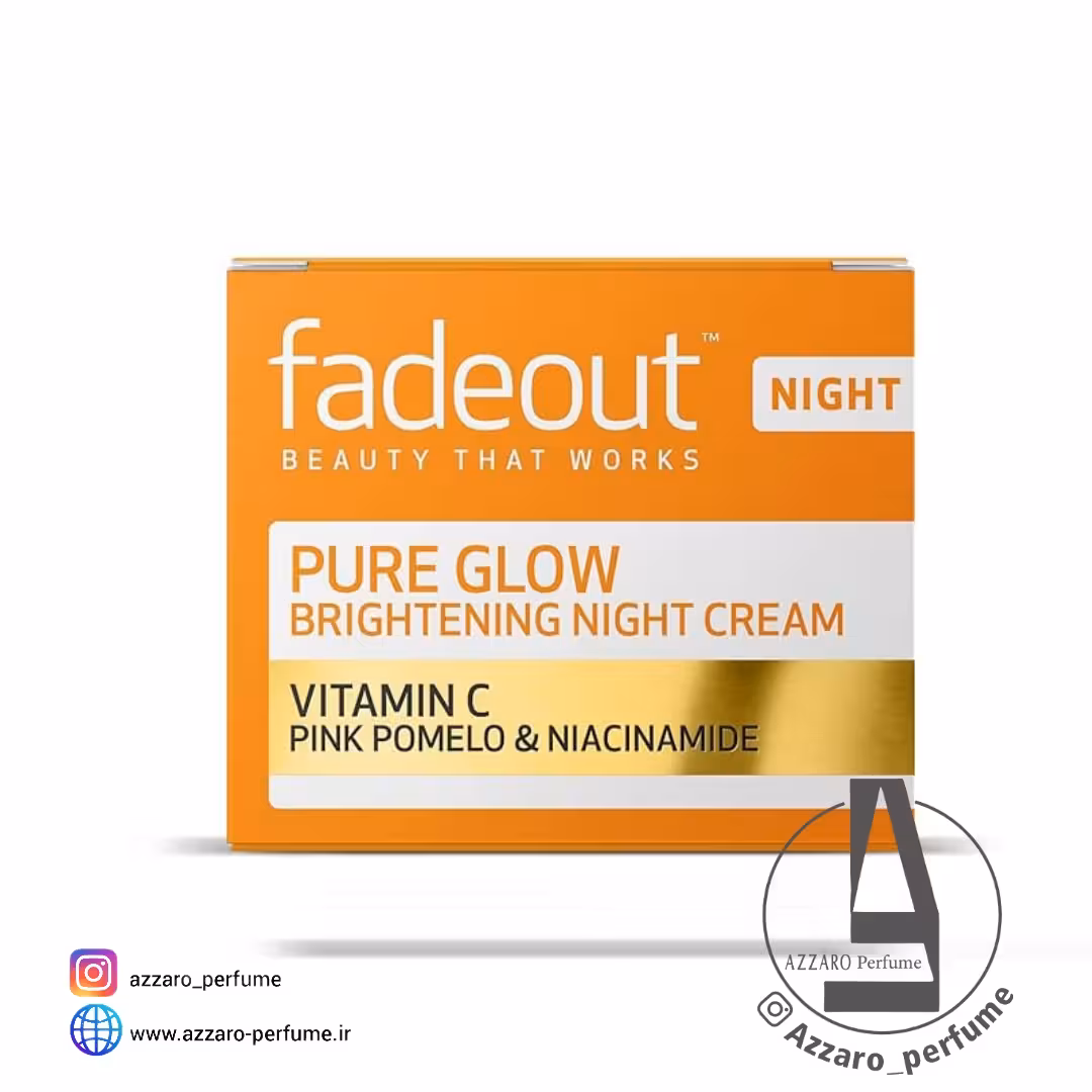 کرم شب روشن کننده فیداوت (فید اوت)  حاوی ویتامین سی حجم 50 میل