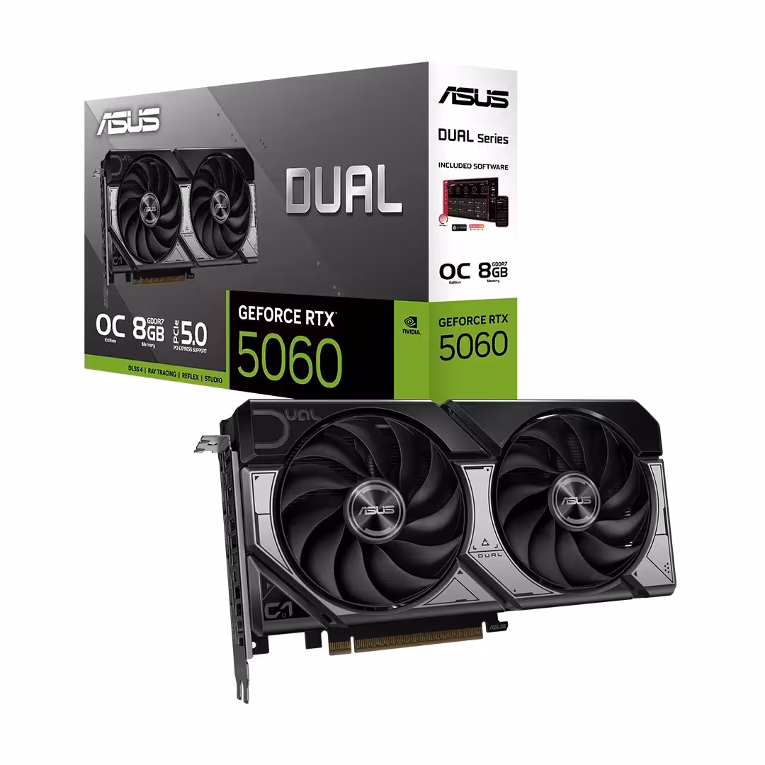 قیمت و خرید کارت گرافیک ایسوس مدل Dual Geforce RTX 5060 OC 8GB