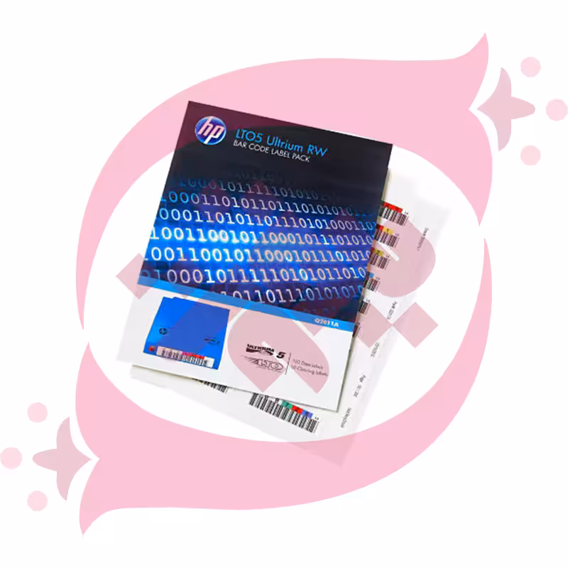 HPE LTO-5 Ultrium RW Bar Code Label Pack Q2011A