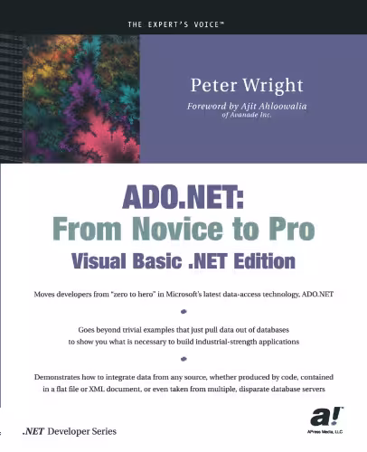 خرید و دانلود نسخه کامل کتاب ADO.NET: From Novice to Pro, Visual Basic .NET Edition