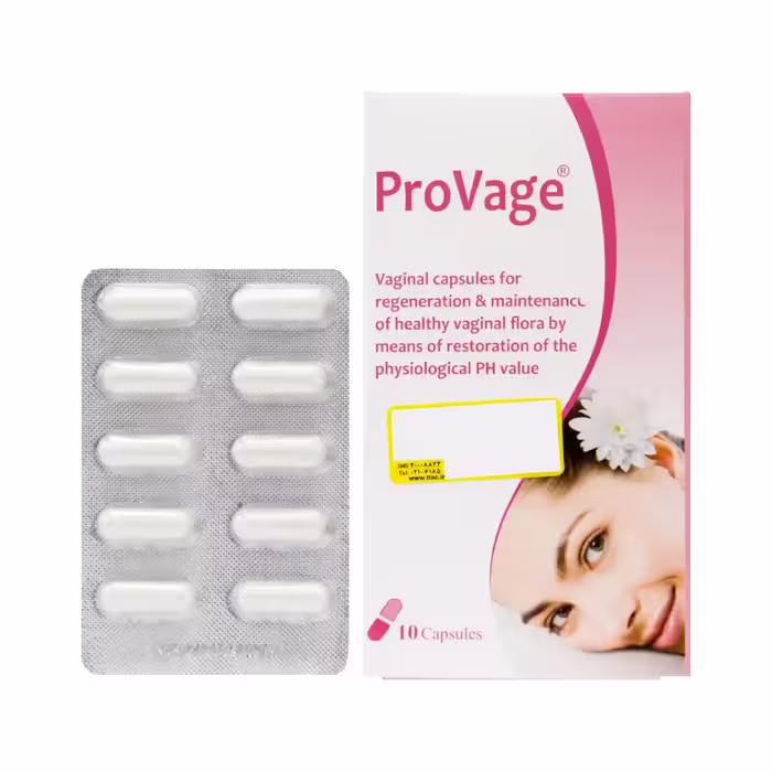 کپسول واژینال پروواژ میلاد فارمد 10 عددی | Provage Milad Pharmed Vaginal Capsule 10pcs