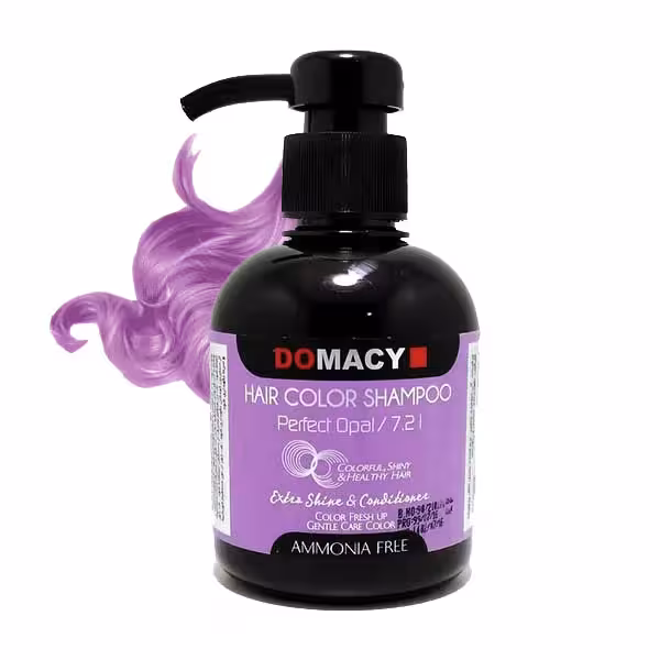 شامپو رنگساژ دوماسی شماره 7.21 حجم 300 میلی لیتر رنگ پرفکت اوپال