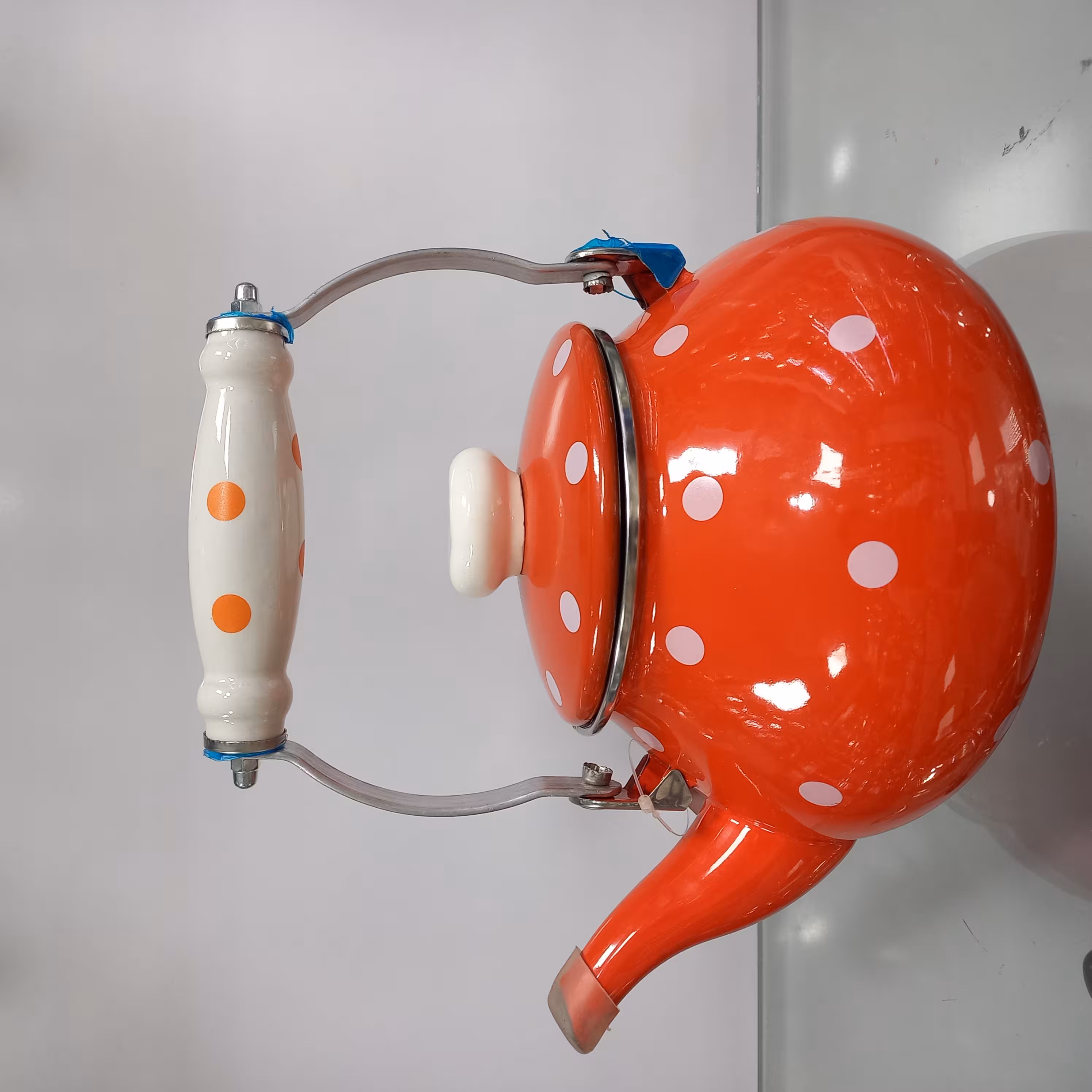 کتری لعابی نارنجی هوم کینگ نارنجی