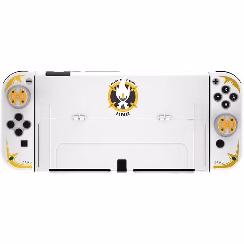 کیت محافظ نینتندو سوییچ اولد مدل Gold White L601