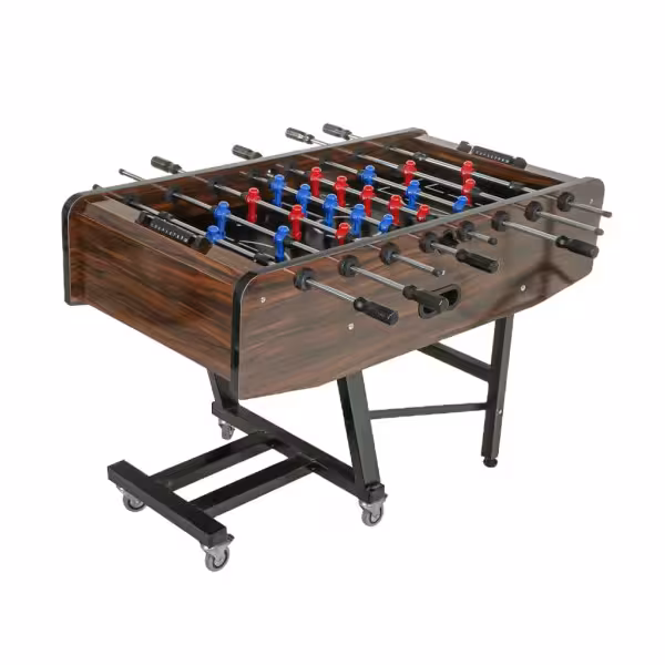 میز فوتبال دستی چرخ دار مدل ST12 | قهوه ای | درجه 1 | بهترین کیفیت