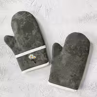 دستکش فر مخمل بابونه - طرح 97