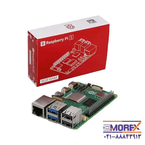 برد رزبری پای 5 تولید انگلستان با رم 8 گیگابایت | RASPBERRY PI5  With 8GB RAM
