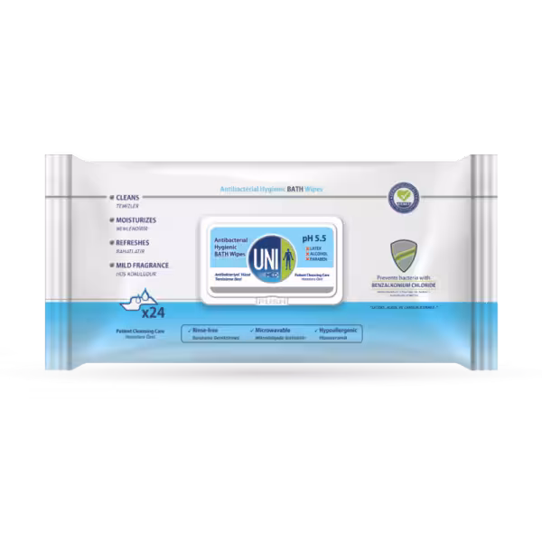 دستمال مرطوب بهداشتی آنتی باکتریال حمام یونی مد