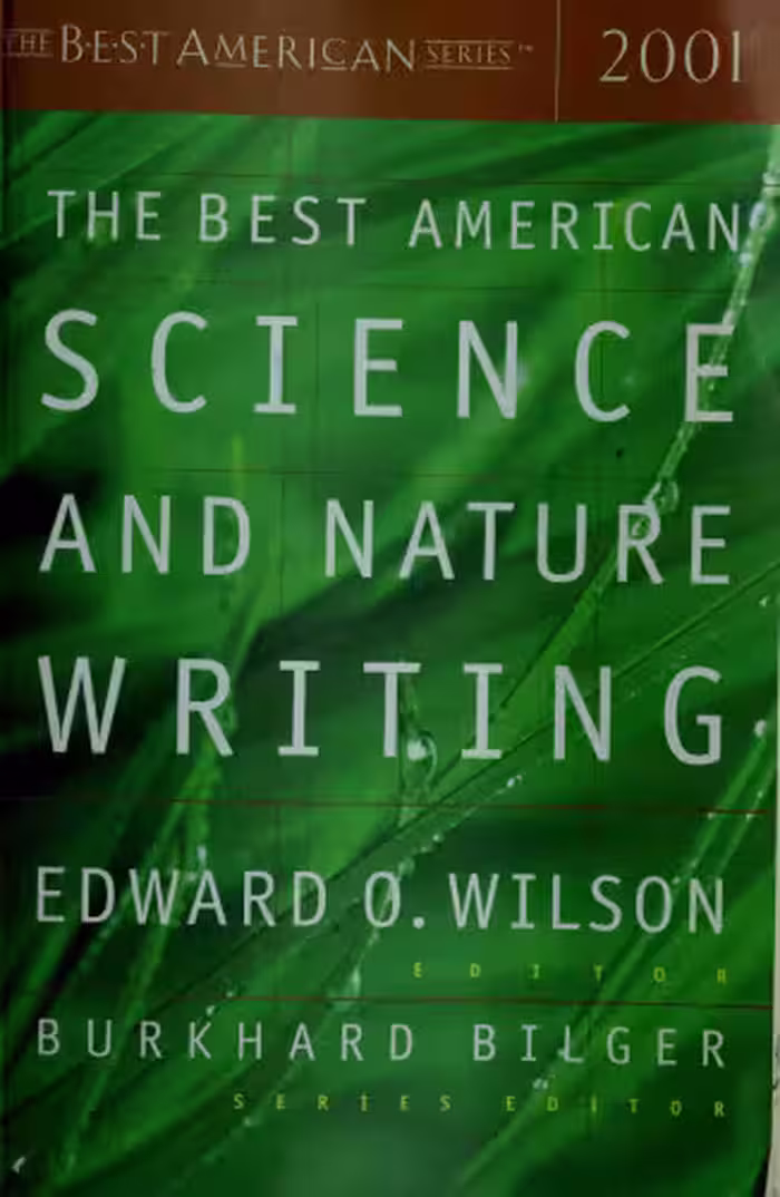 خرید و دانلود نسخه کامل کتاب The Best American Science &amp; Nature Writing 2001