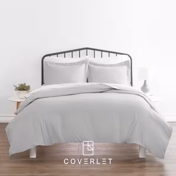 روتختی طوسی سفید ساده کاوری