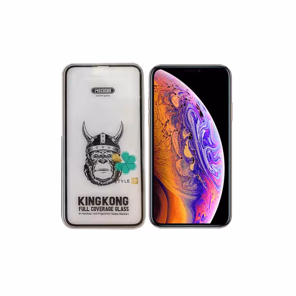 گلس برند Mocoson گوشی اپل iPhone XS Max مدل King Kong 5D