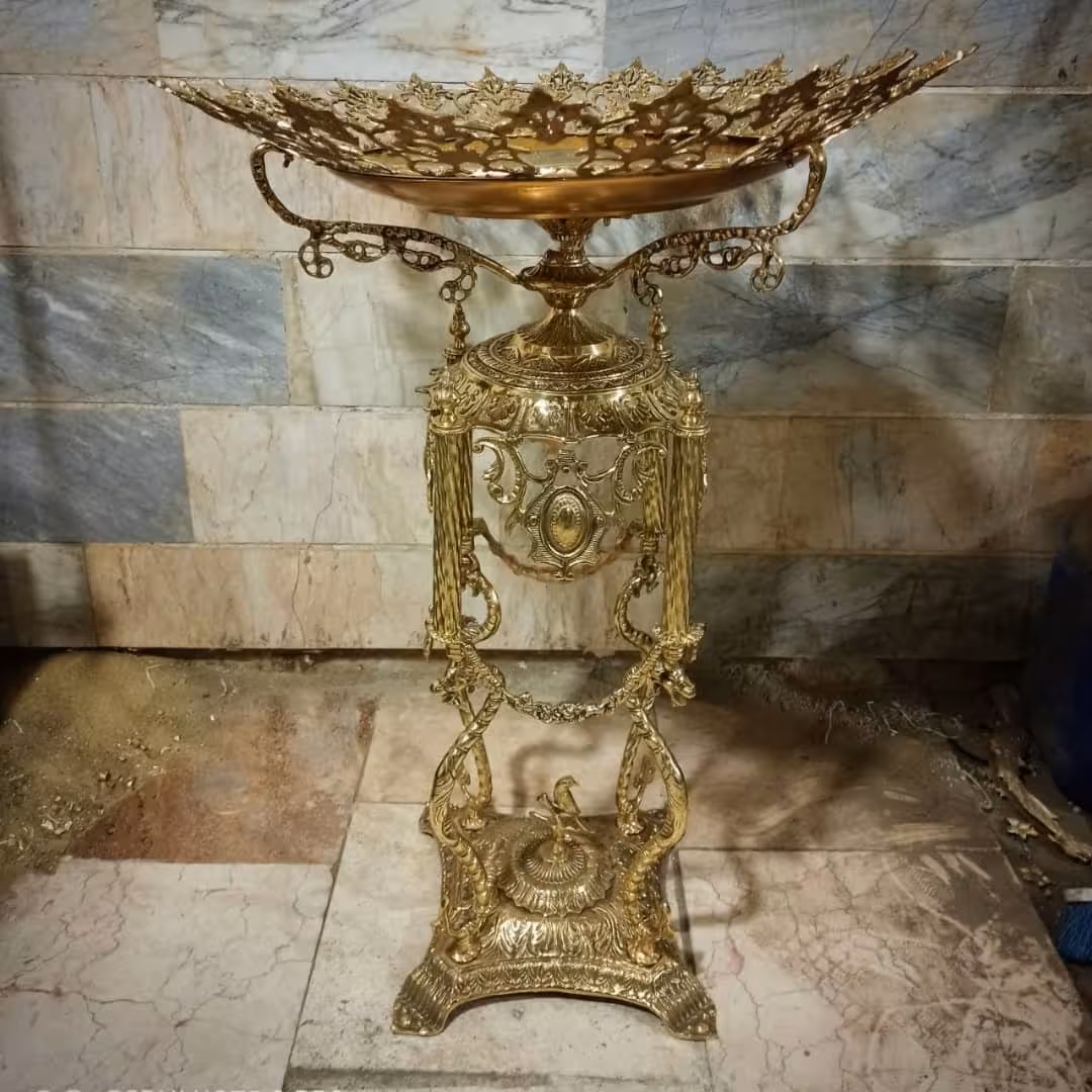 میوه خوری برنزی پایه اژدها سایز 1