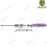پیچ گوشتی چهارسو 150*3 دسته کریستالی میکس MIX