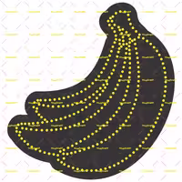 تابلو ال ای دی عکس موز کد ta 136 تابلو سازی رضا در مشهد