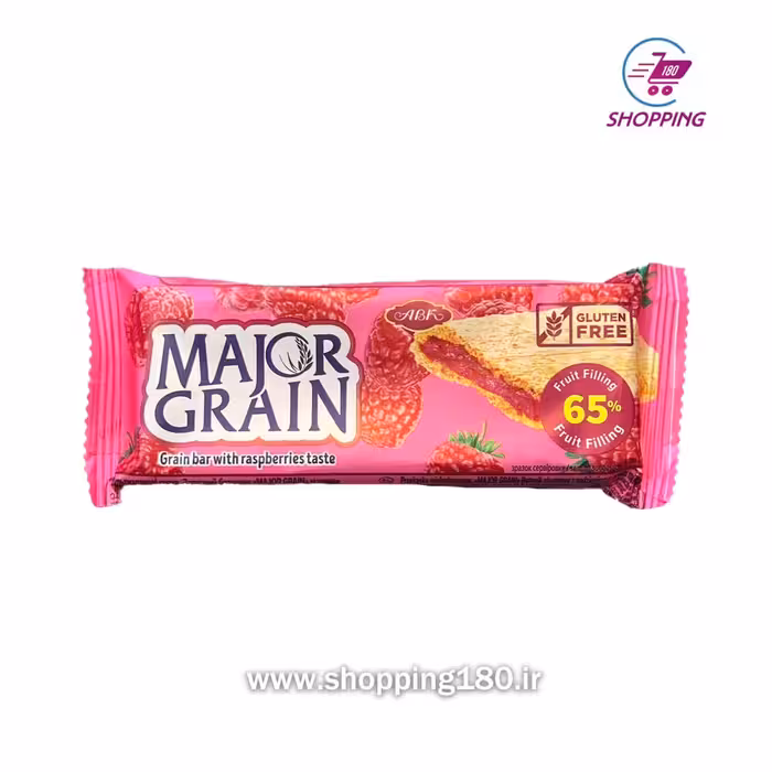 اسنک ساندویچی ماژور گرین با مغز کرم تمشک 40 گرم