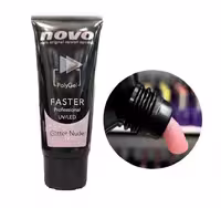 پلی ژل نوو NOVO گلیتر نود 60 گرم Glitter nude