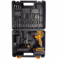 دریل پیچ گوشتی شارژی 10 میلیمتر 68 ولت جاب مدل JB-68 MAX EDITION مجموعه 40 عددی | کالا مکس