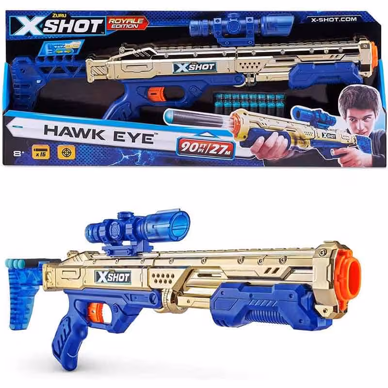 تفنگ ایکس شات مدل ROYALE HAWK-EYE کد 36479