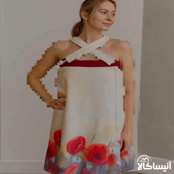 حوله دکلته برق لامع مدل شقایق