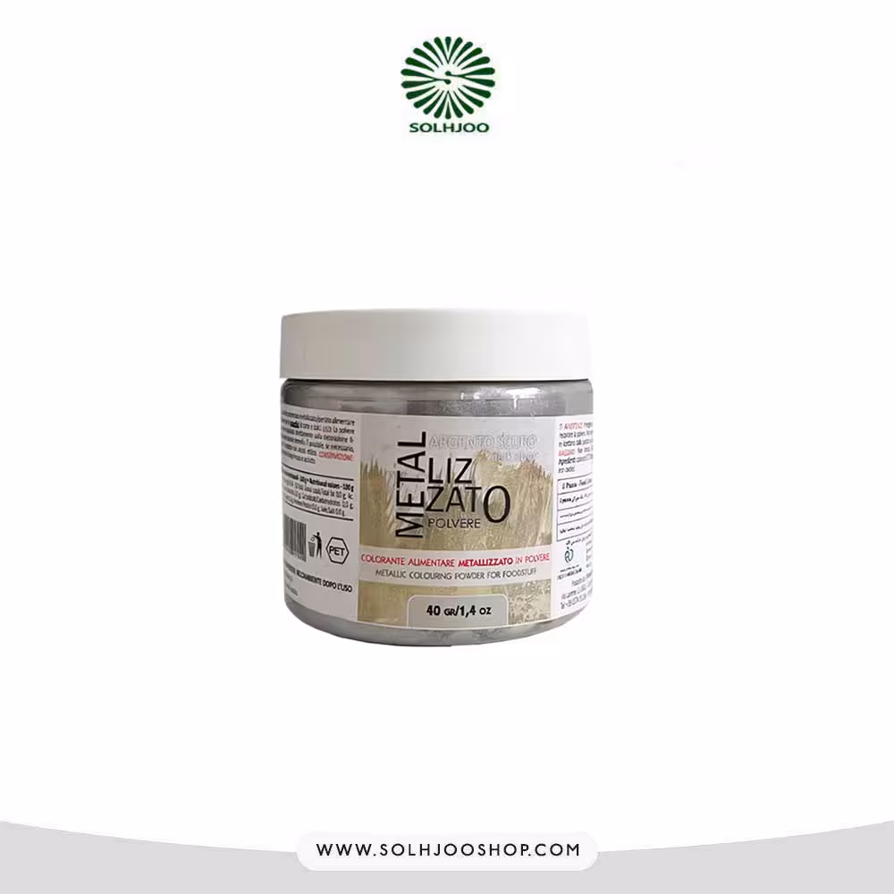 اکلیل خوراکی نقره ای  40 گرم metal