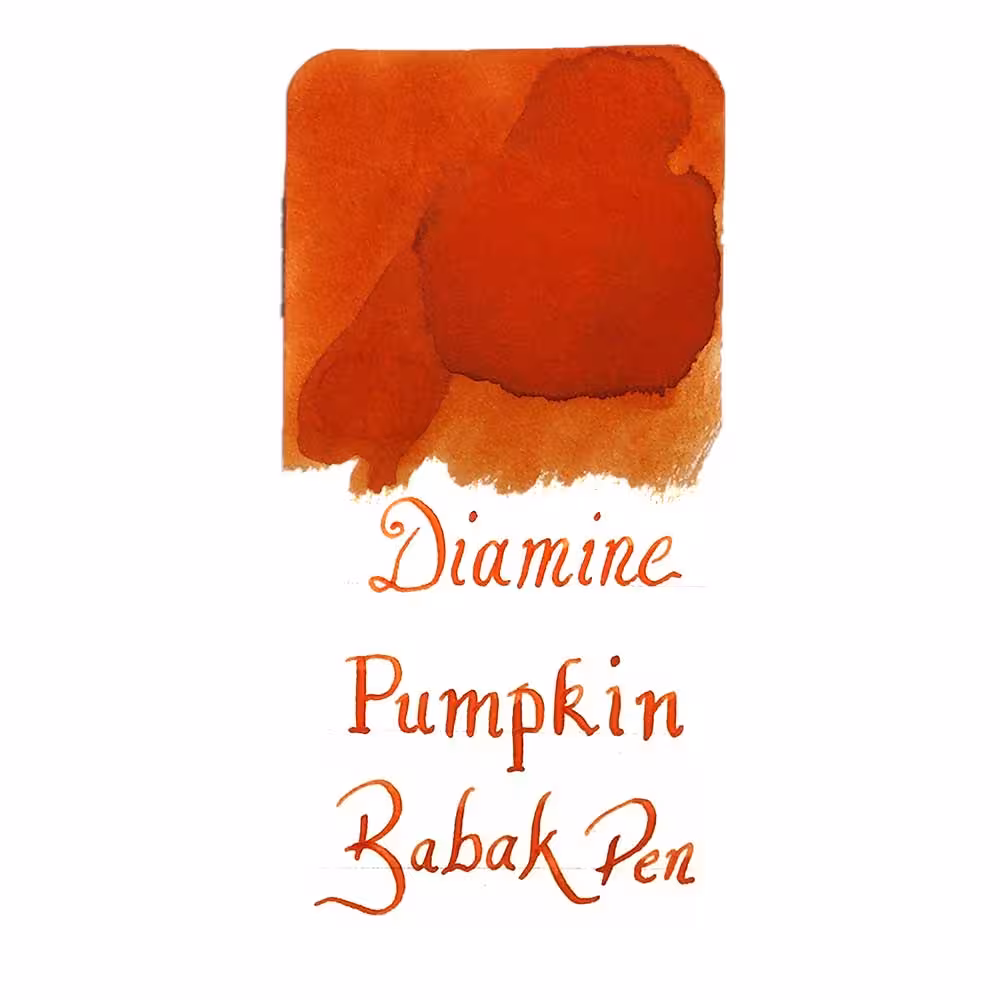 جوهر خودنویس دیامین رنگ کدو حلوایی DIAMINE INK Pumpkin