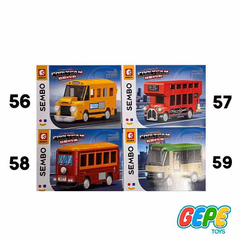 لگو اتوبوس سمبو بلاک بسته 4 عددی